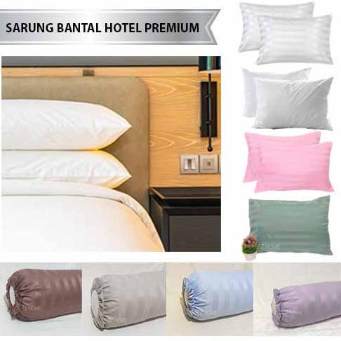 Hot Deals Sarung Bantal Hotel 50X70 Putih 100% Cotton 300 Tc 220 Tc Premium Berkualitas
