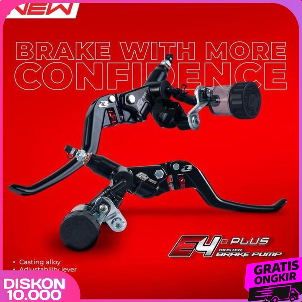 Rcb Master Rem Kanan E4+ E4 Plus 15Mm Tabung Pisah Cocok Nmax Pcx Adv Aerox Scoopy Tiger Vixion Ninj