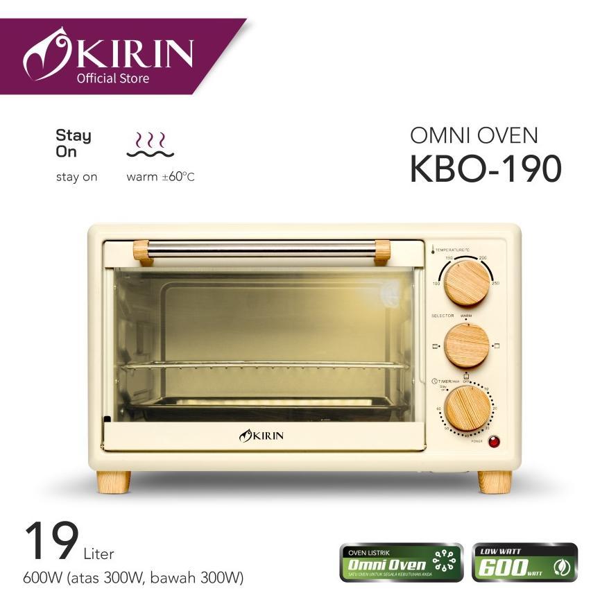 Kirin Oven KBO 190LW Oven Toaster 19Liter KBO190LW Omni Oven KBO 190 KBO190 KBO 190LW