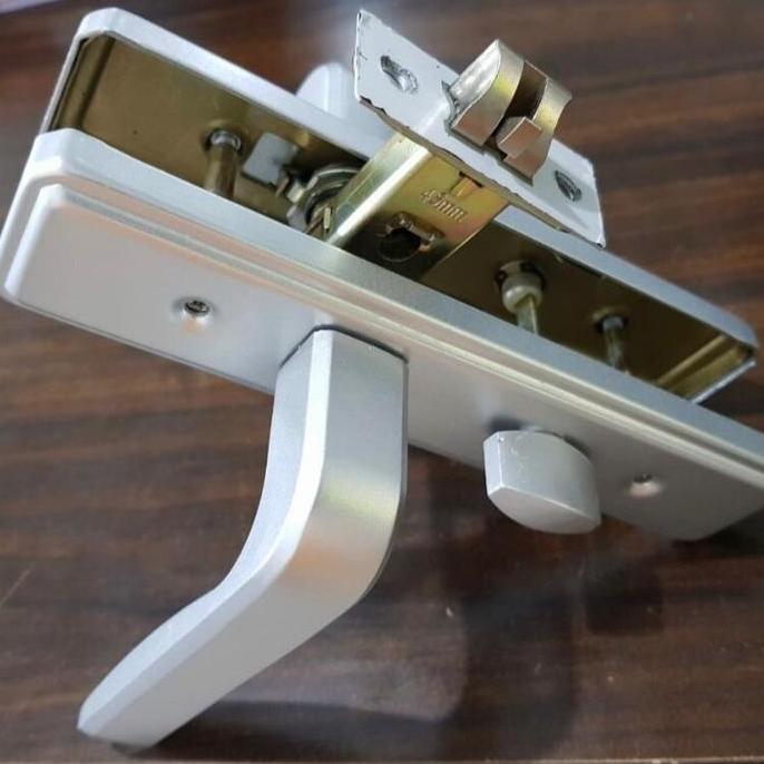 Kunci Pintu Kamar Mandi Alumunium / Handle Pintu Wc Tebal Alumunium / Kunci Toilet Kamar Mandi