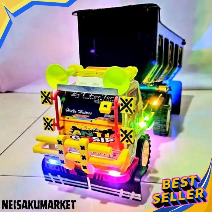 Mobilan Truk Miniatur/ Mainan Anak Dump Truk Besar