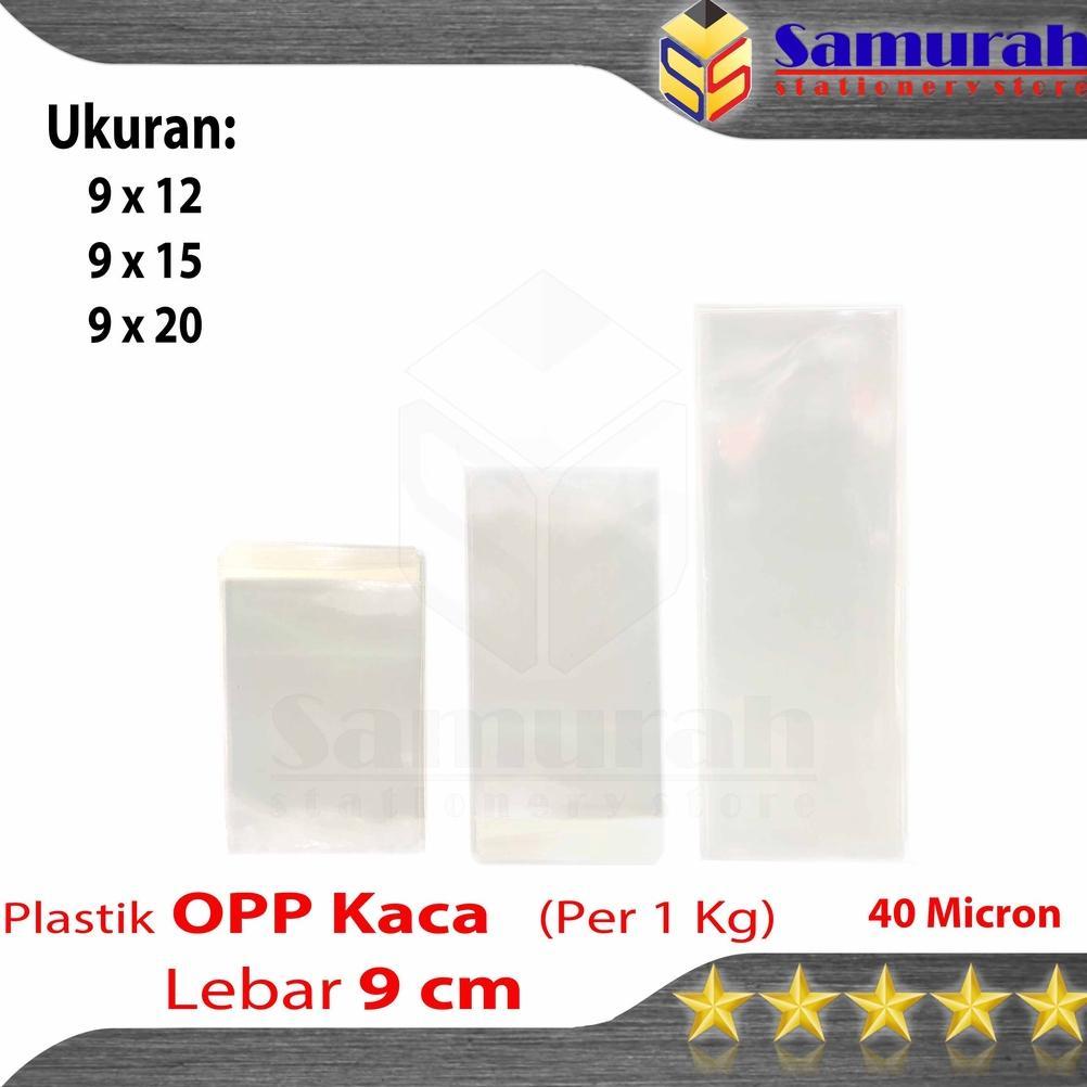 TERBARU 2026!!! Plastik OPP Kaca Lebar 9 x 12 cm Bening / Plastic Souvenir Ukuran 9x15 - Accesories 