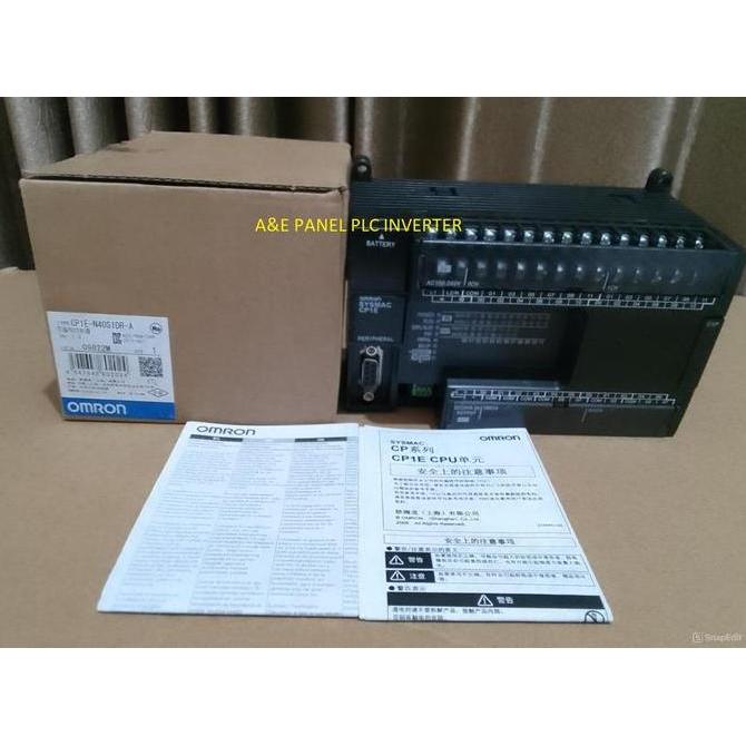 TERBARU - PLC OMRON CP1E-N40S1DR-A  CP1E N40S1DR A