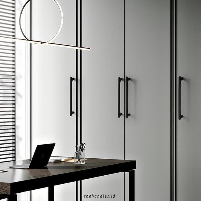 Promo [READY] H210-DG Tarikan Lemari Laci Dark Gray Handle Minimalis Modern Diskon