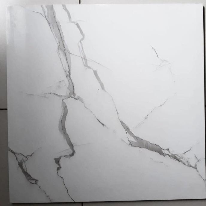 Granite Tile 60 X 60 Glazed Engress Carara White