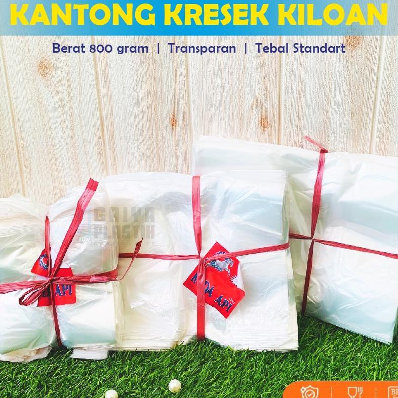 [800Gr] Kantong Kresek Kiloan Bening | Kresek Los | Kresek Transparan | Kresek Kiloan