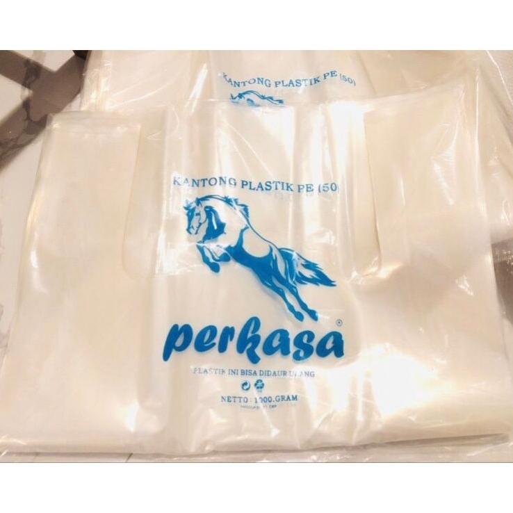 Kantong Plastik Takeaway Pe Bening Jumbo Uk 50 | Kresek Bening Utk Box Kue, Makanan, Catering, Parce