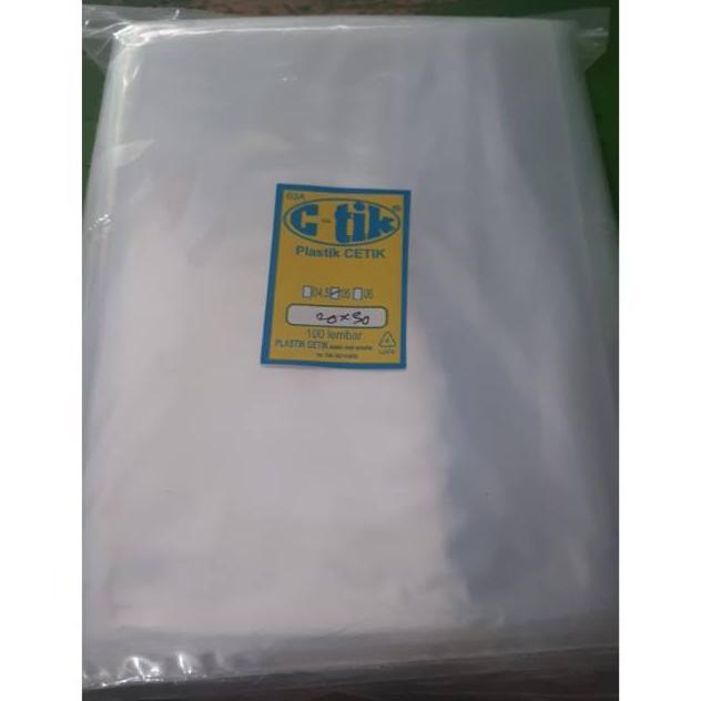 Plastik Klip 20X30 Cm Tebal 0.5 / Plastik Klip Besar / Plastik Klip Tebal