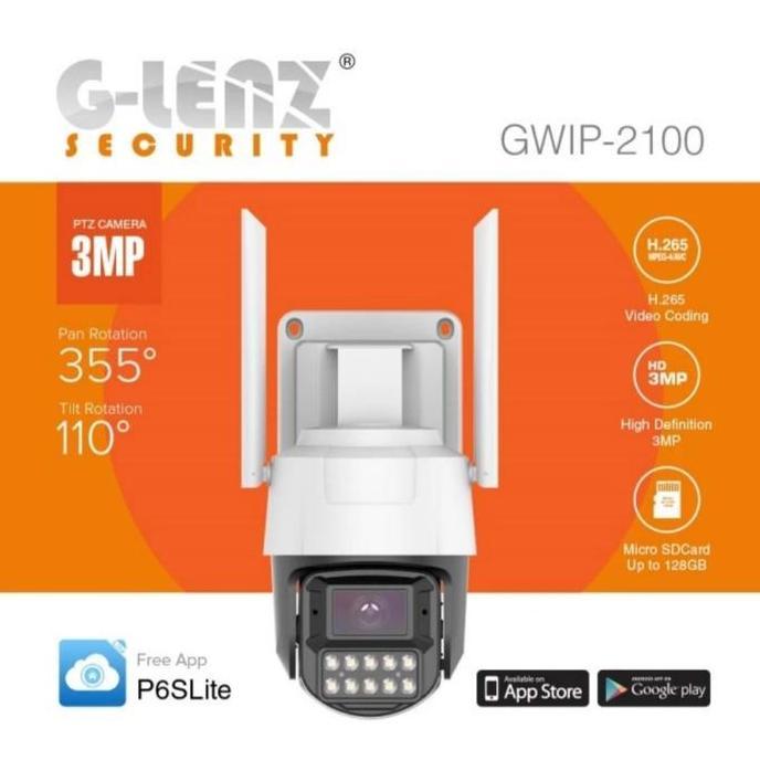 GLENZ SMART IP CAMERA CCTV PTZ GWIP 2100 (2MP)
