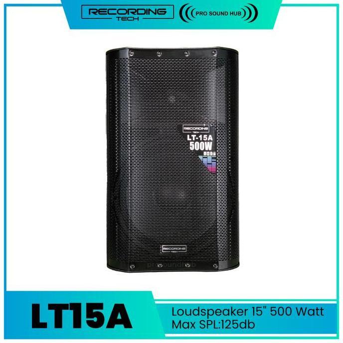 Recording Tech Lt15A Active Speaker Aktif 15" 15 Inch Sound System Lt-15A 500 Watt