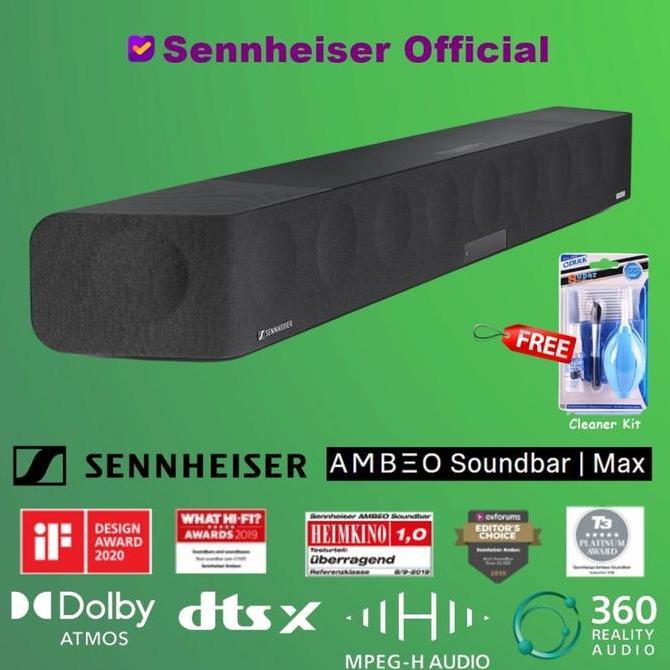 Sennheiser Ambeo Soundbar Dolby Atmos Sound Speaker Sennheiser Terbaru 