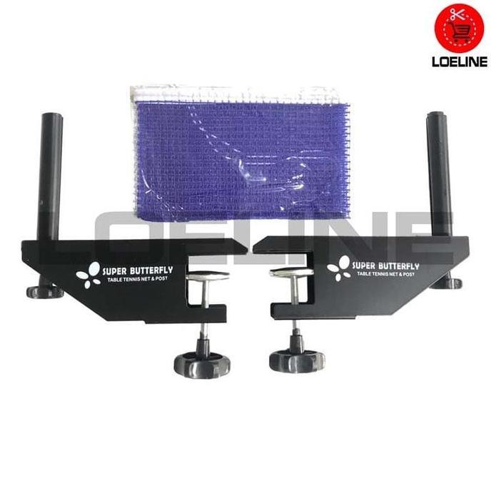 TIANG NET PINGPONG BUTTERFLY SUPER B108 NET TENIS MEJA FULL SET MURAH ORIGINAL DAN TERPERCAYA