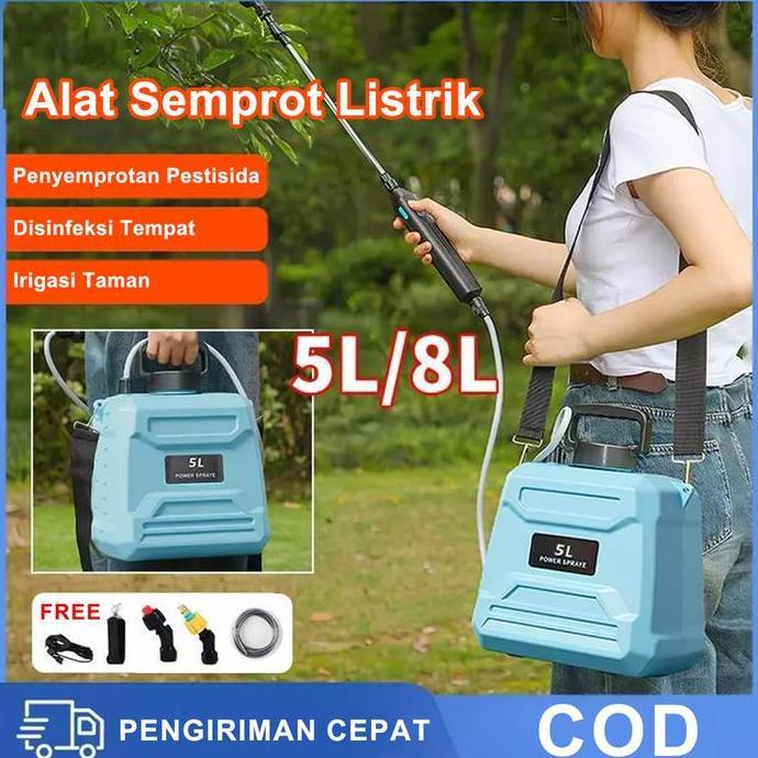 diaryfresh - sprayer tools semprotan rumput elektrik 5/8 liter sprayer elektrik 5 liter semprotan ha