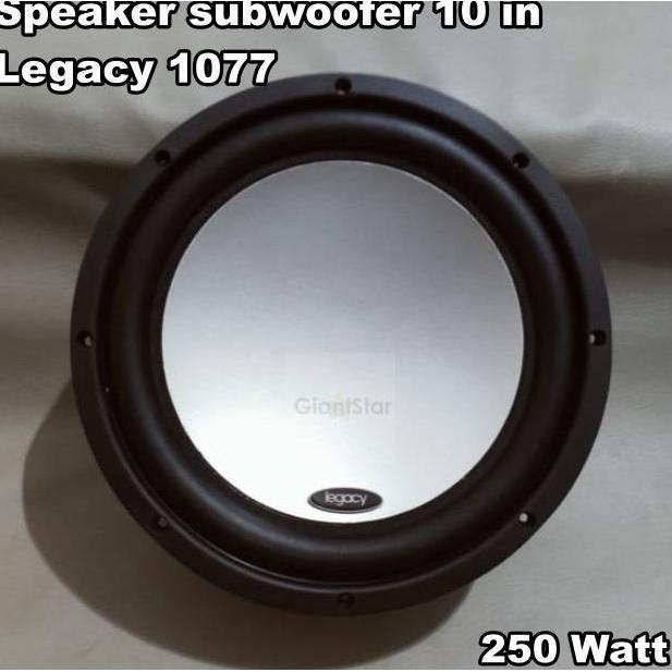 TERLARIS SPEAKER SUBWOOFER 10IN 10 INCH LEGACY LG 1077-2 WOOFER LG 1077 2 BASS