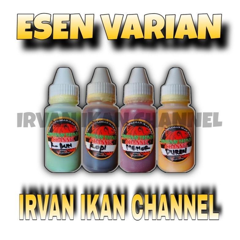 Esen IRV 4 Varian R-bun, Kopi, Menor, Meded, Duren, Dumel & Merong 30ml Irvan Ikan Channel Diskon