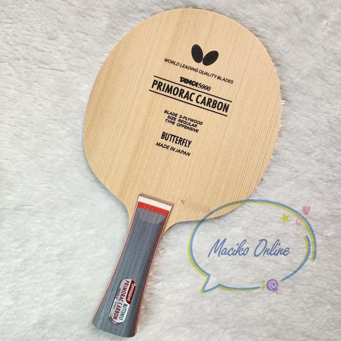 BUTTERFLY PRIMORAC CARBON FL~ BET PINGPONG TENIS MEJA BUTTERFLY ORIGINAL DAN TERPERCAYA