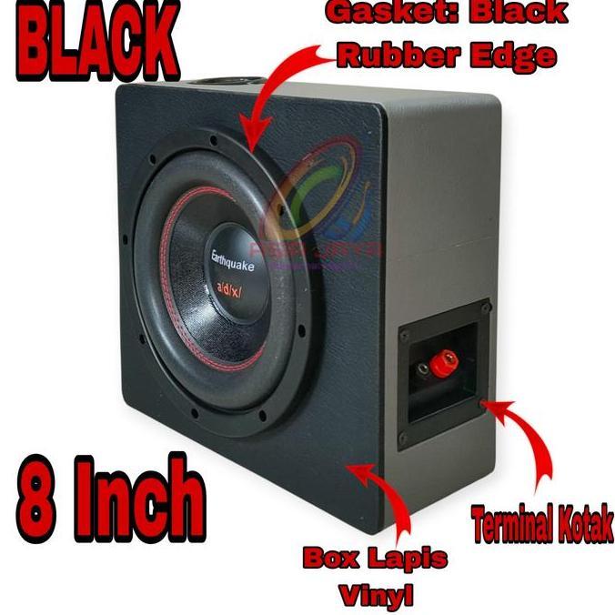 TERLARIS PAKET COMBO SUBWOOFER KOLONG PASIF SPEAKER ADX 8 INCH EARTHQUAKE 888 8 INCH