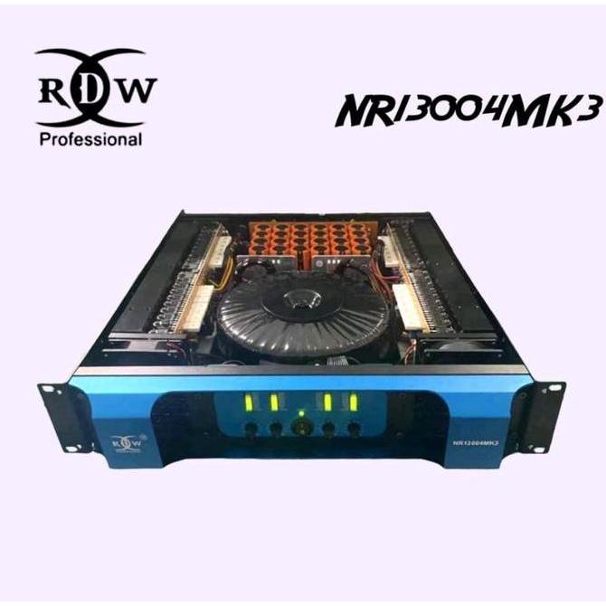 TERLARIS POWER AMPLIFIER RDW NR 13004 MK3 NR 13004MK3 NR13004 CLASS H 4 CHANNEL