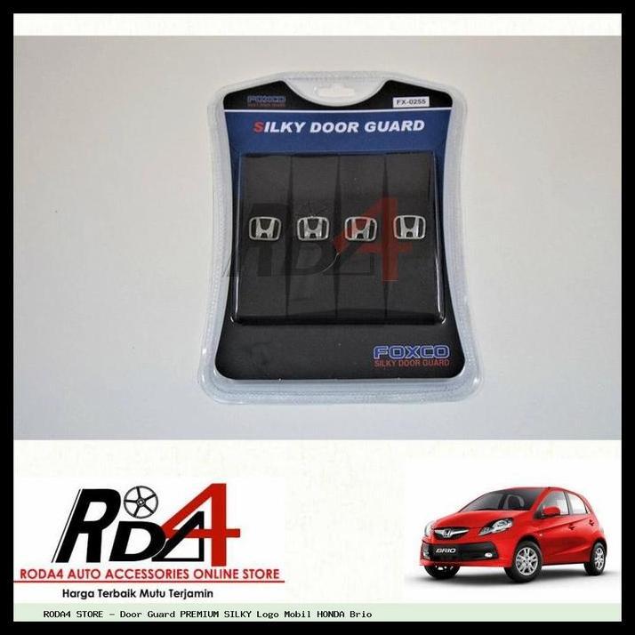 DISKON DOOR GUARD PREMIUM SILKY LOGO MOBIL HONDA BRIO 