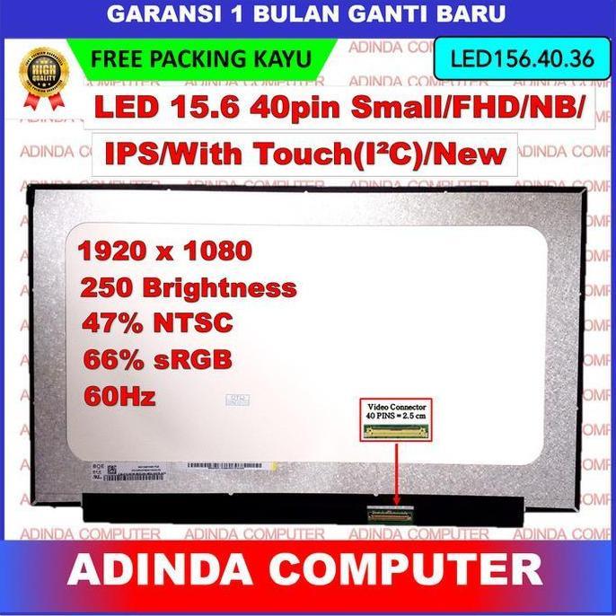 TERLARIS LCD LED Acer Aspire GO 15 AG15-21PT 15.6 Inch Full HD Touchscreen NV156FHM-T06 gratis ongki