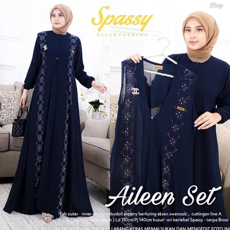 RECOMMENDED [Ada jumbo] AILEEN set / Ailen Dres / Aileen Dress / Aileen Gamis KEKINIAN