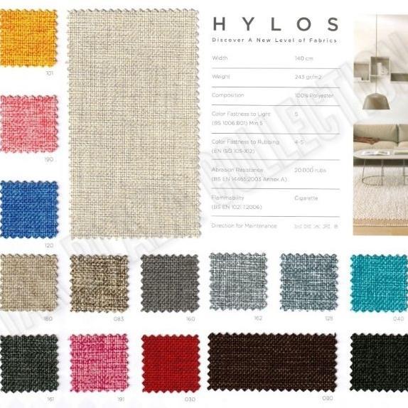 Kain Interior Ateja Fabric Polos Minimalis - Hylos (Furniture, Sofa, Jok, Kursi, Sarung Bantal, Mebe