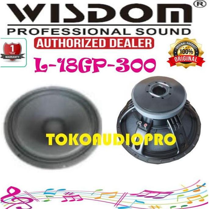 TERLARIS WISDOM L18GP300 SPEAKER COMPONENT WISDOM L-18GP300  WISDOM L18-GP300