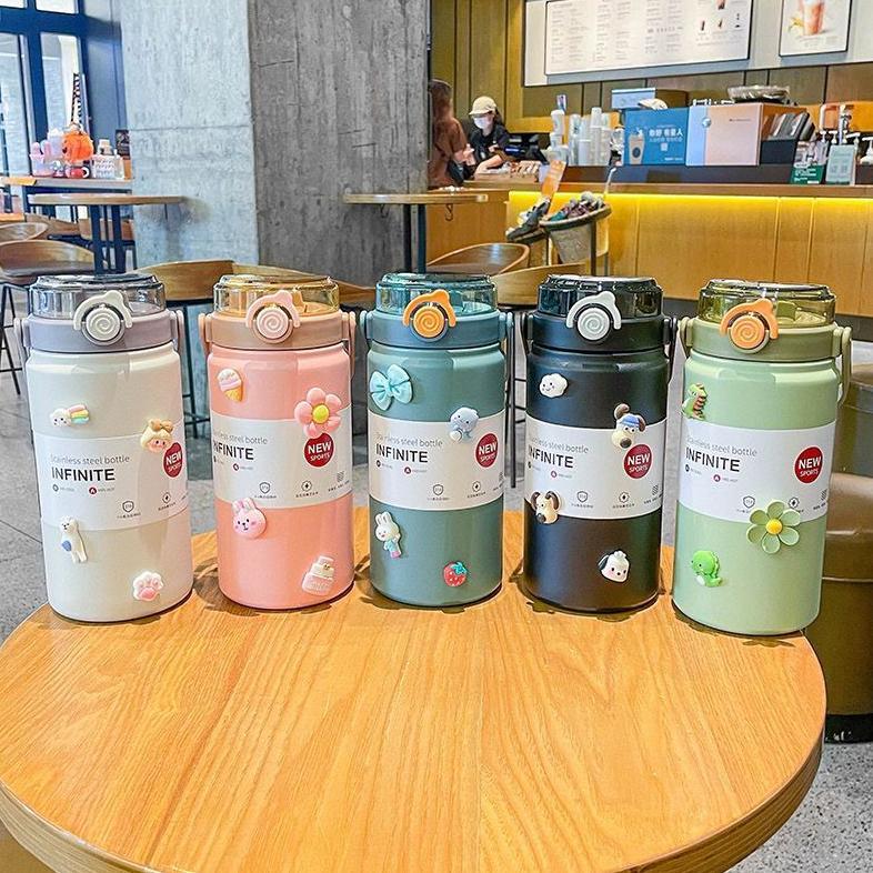 Murah Tumbler Minum Stainless 1 Liter Termos Kopi Tahan Panas & Dingin Premium BPA Free Insulated Be