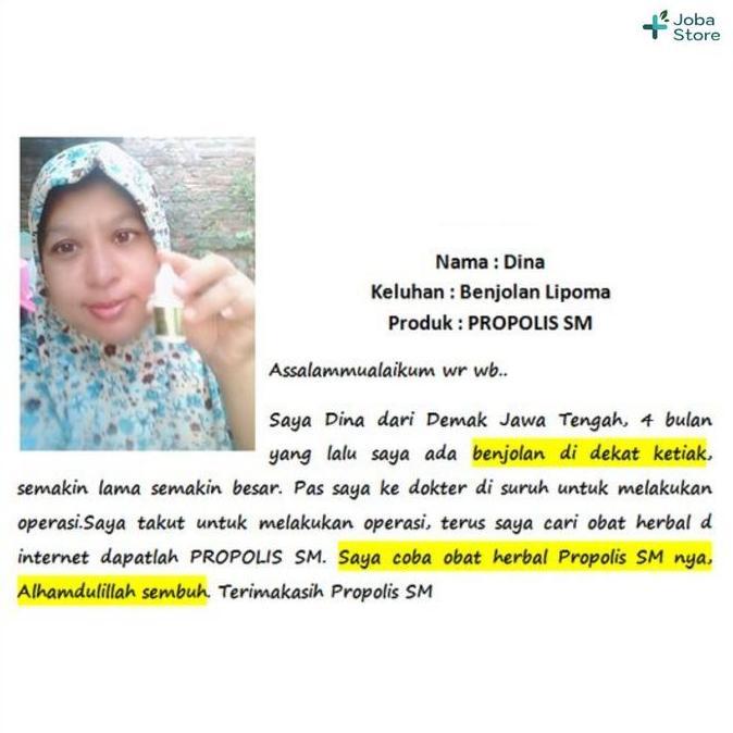 Utsukushi- Penghancur Lipoma Uci Uci Benjolan Herbal Oles Propolis Sm