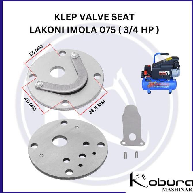 Klep Valve Assy Seat Kompresor Udara LAKONI IMOLA 075 3/4 HP