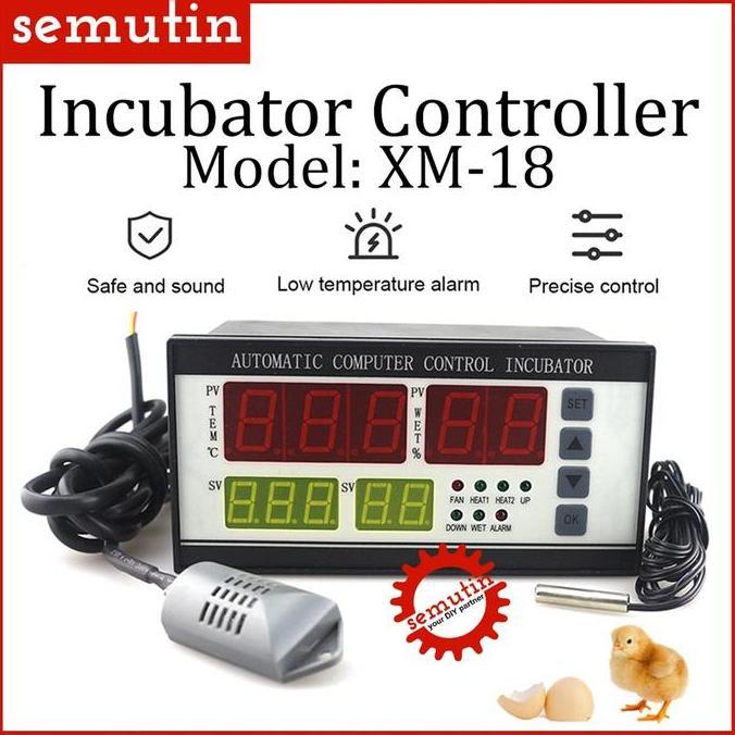 MORIFOYU Inkubator Controller XM-18 / Automatic Computer Control Incubator XM18 / Mesin Tetas Telur 