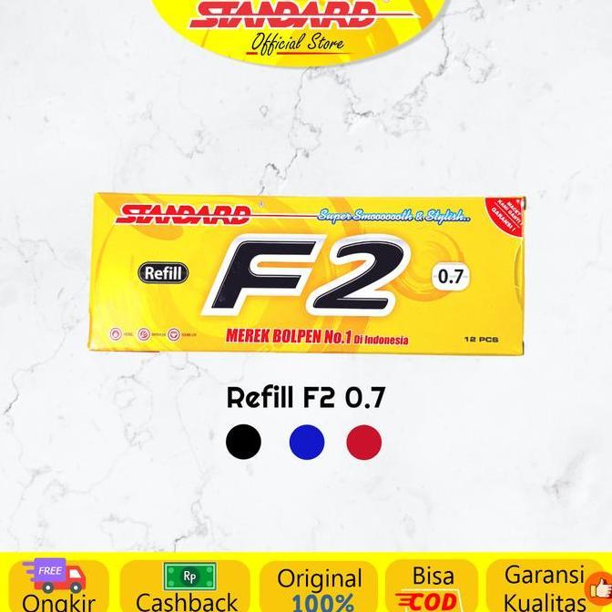 Standard -  Refill Pulpen  F2 0.7 ( Isi Pulpen / Pena / Ballpoint )