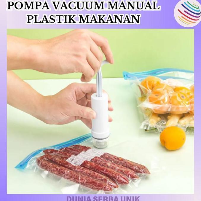 AONI DSU - Pompa Sedot Angin Plastik Makanan Plastic Vacuum Makanan Vacuum Plastic Food Bag Manual P