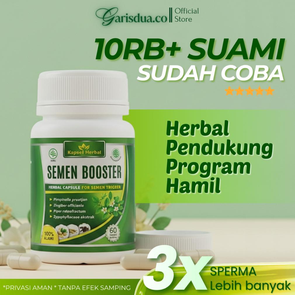 (Terbaru) Semen Booster Pria Suplemen Kesuburan & Pengental Sperma Pendukung Program Hamil original 
