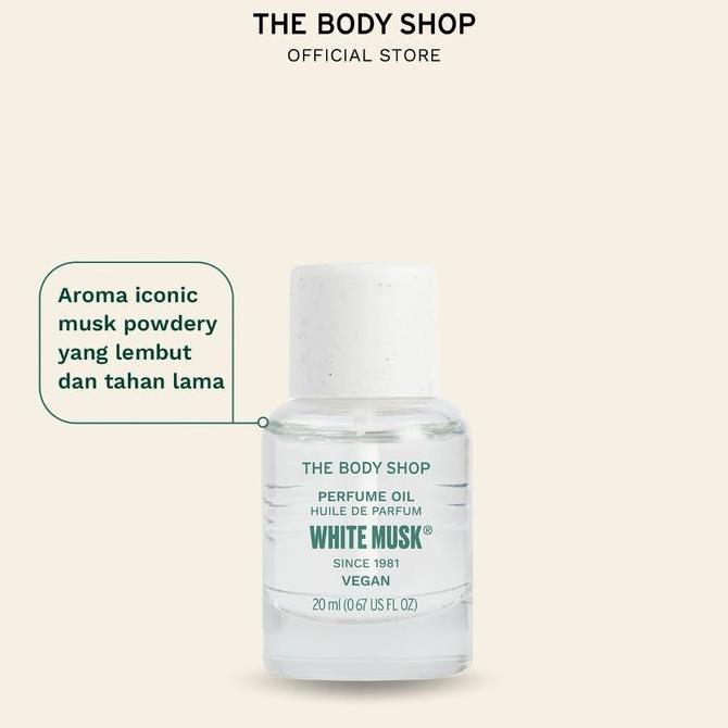 The Body Shop White Musk Perfume Oil 20Ml Terbaru 
