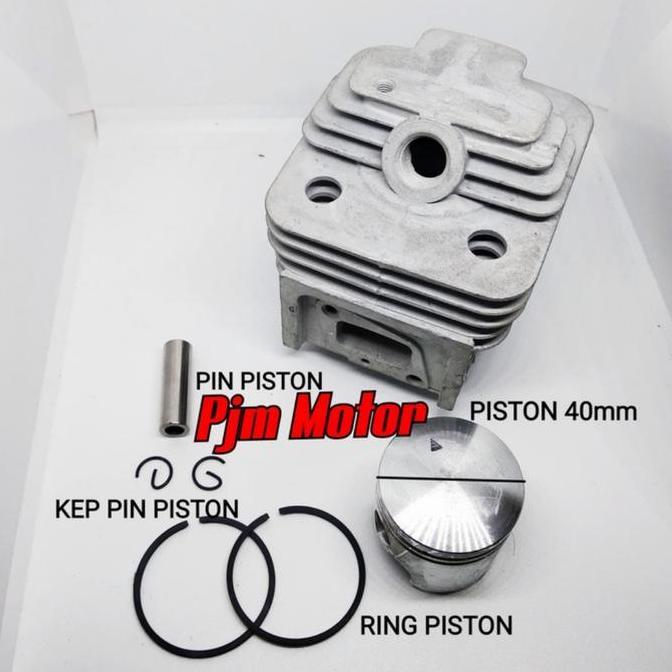 BEBAS ONGKIR - BG430 CG430 CYLINDER BLOK KOMPLIT MESIN POTONG RUMPUT TL43 40MM 43CC