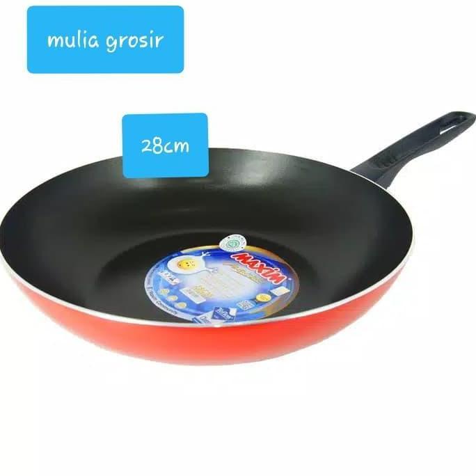 NEW Wajan Maxim / Fry Pan Maxim Valentino 28cm Teflon Maxim Valentino