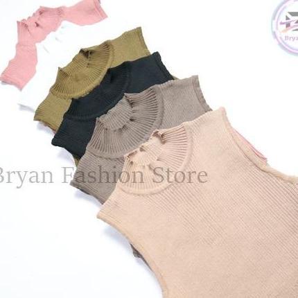 Religion- Manset Buntung Wanita / Inner Rajut Manset / Inner Turtleneck / Manset Rajut Wanita / Tank