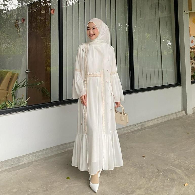 Terlaris Cod Dress Abaya Turki - Gaun Wanita Remaja - Dress Wanita Nafwa Abaya Dress Abaya Turkey Hi