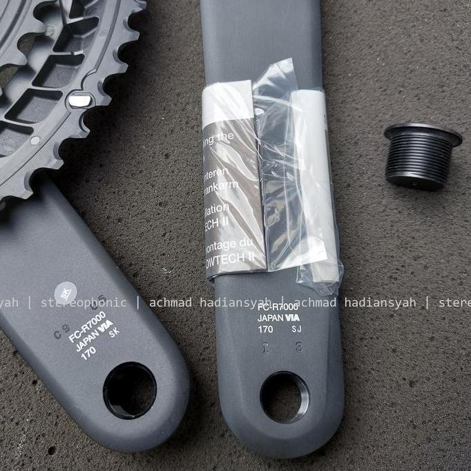 Crank 105 R7000 dual chainring 53-39T SHIMANO 105 FC-R7000 Arm 170mm