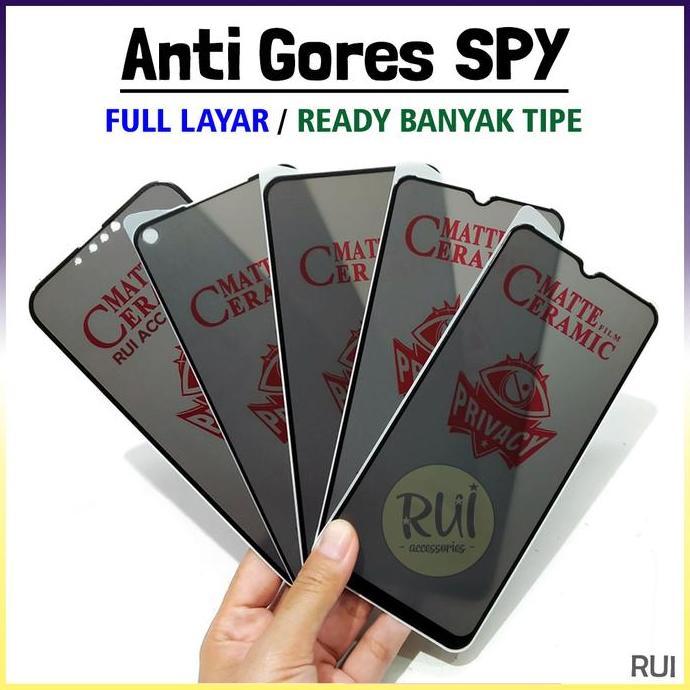 Anti Gores SPY HITAM for Vivo 1820 1901 1902 1904 1906 1907 1929 1601 1606 1612 1713 1716 1718 1723 