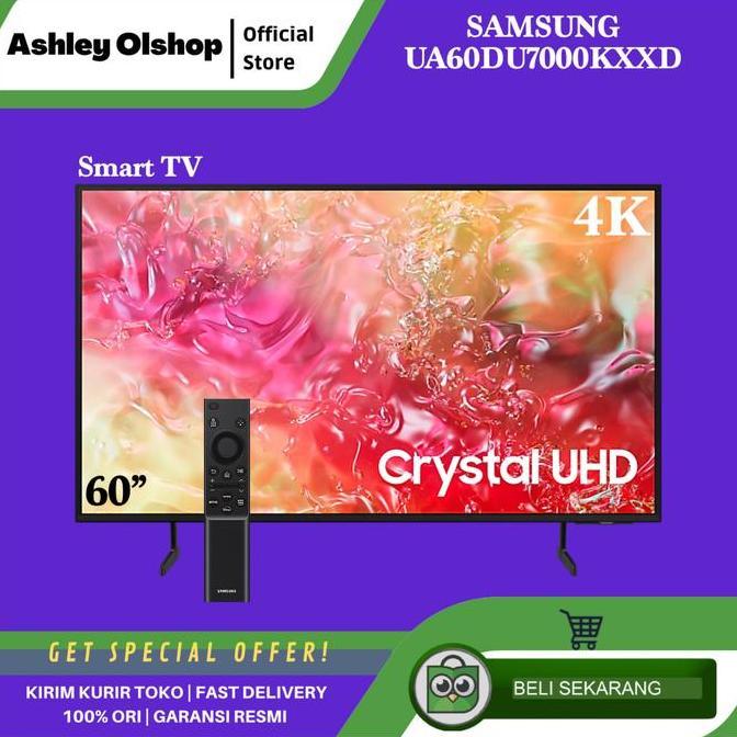 TERLARIS LED TV SAMSUNG 60 INCH UA60DU7KXXD 4K UHD SMART TV SAMSUNG 60DU7 [ORI]