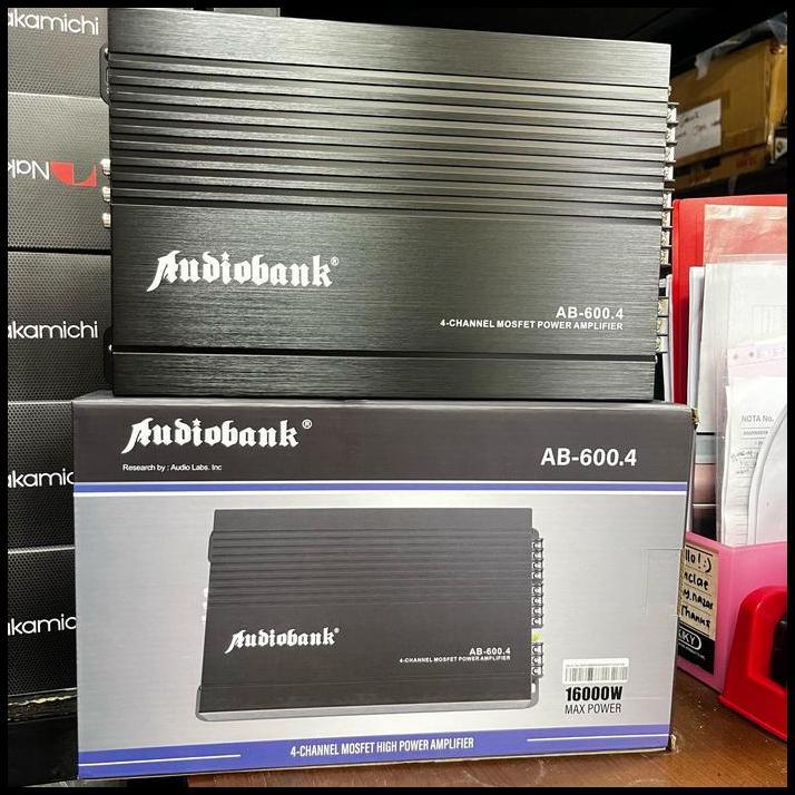 TERLARIS POWER AMPLIFIER 4 CHANNEL AUDIOBANK AB-600.4 / POWER MOBIL AMPLIFIER 