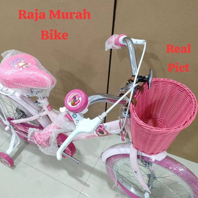 Sepeda Anak Perempuan Mini 18 Inch Element Pipiyo Lotso Sepeda Anak Terbaru Element Pipiyo Lotso