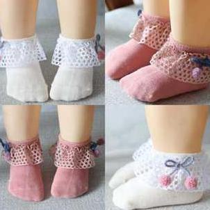 Kaos Kaki Bayi Perempuan / Kaos Kaki Anak / Kaos Kaki Renda - Renda