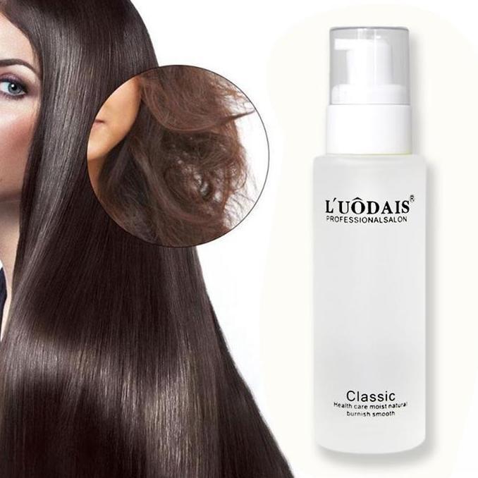 LUODAIS Hair Repair Essence Rambut Argan Oil Hair Treatment Serum for Frizzy and Dry Hair Nourishing