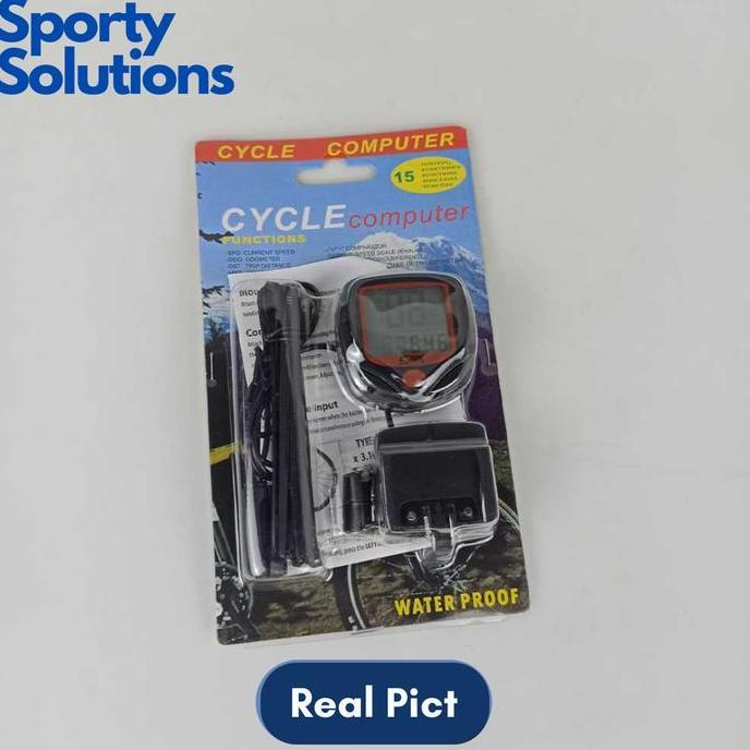 Speedometer Digital Sepeda Kilometer Sepeda Backlight 15 Fungsi