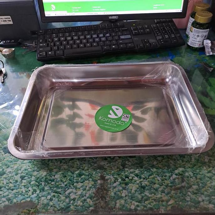 TERLARIS NAMPAN SEGI GALAXY KOMODO 36 NAMPAN SEGI STAINLESS TRAY PRASMANAN NAMPAN PRASMANAN