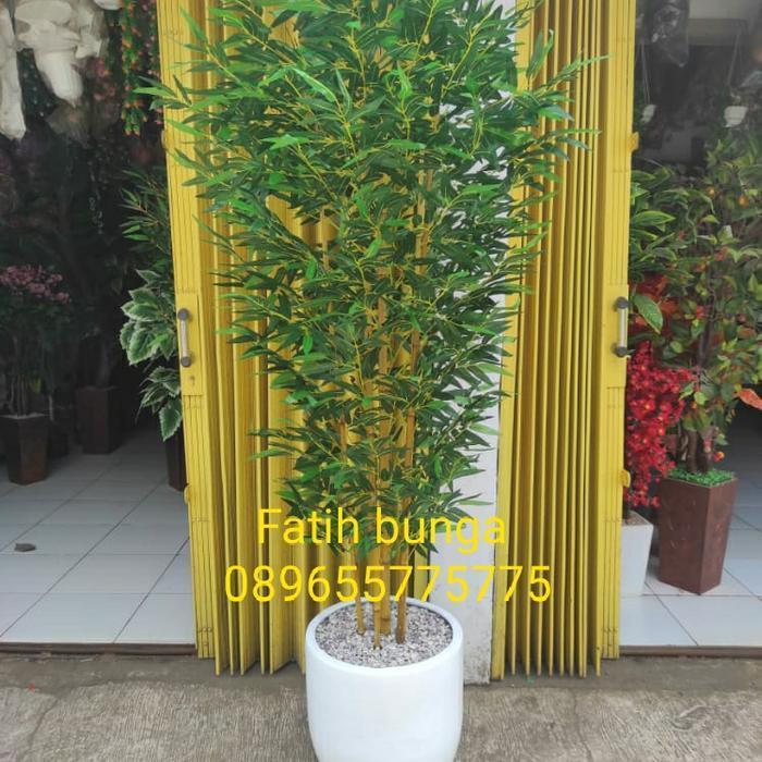 POHON BAMBU/POHON PLASTIK/TANAMAN HIAS/TANAMAN ARTIFICIAL/BUNGA HIAS TINGGI 2 M BEST QUALITY