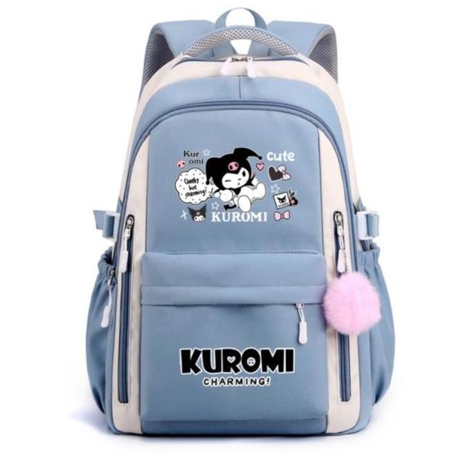 Tas Ransel Kuromi Charming Bags Tas Ransel Anak Murah Tas Sekolah Free Botol Minum Jam tangan nano s